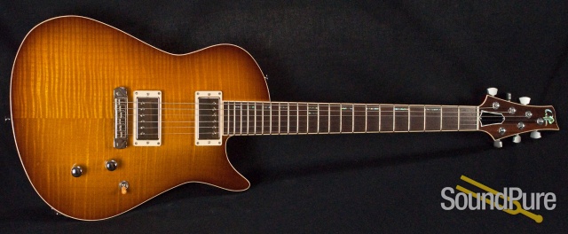 Roger Giffin Valiant II Ice Tea Burst Electric Guitar - Used — image 8