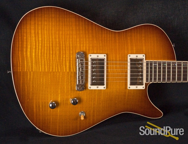 Roger Giffin Valiant II Ice Tea Burst Electric Guitar - Used — image 13