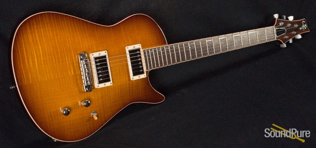 Roger Giffin Valiant II Ice Tea Burst Electric Guitar - Used — image 14