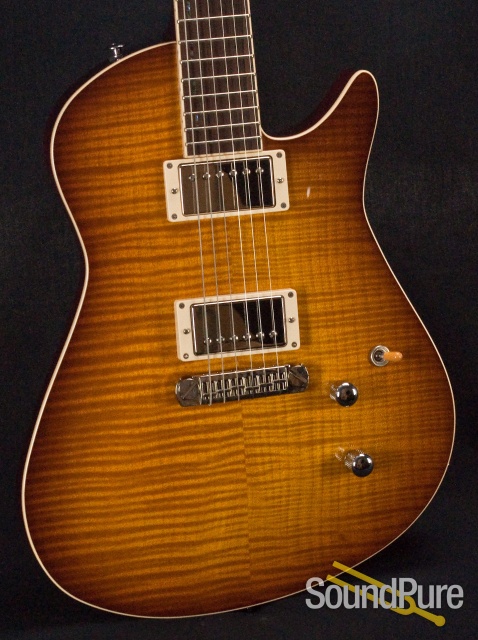 Roger Giffin Valiant II Ice Tea Burst Electric Guitar - Used — image 15