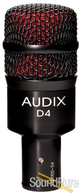 Audix D4 Dynamic Instrument Microphone