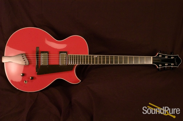 Benedetto Bambino Tibetan Red S1057 Archtop Guitar — image 7