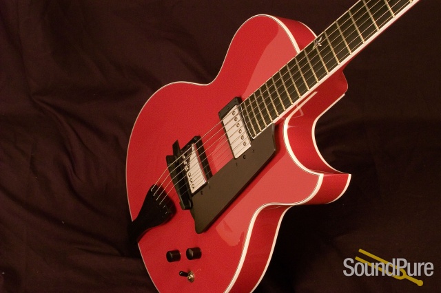 Benedetto Bambino Tibetan Red S1057 Archtop Guitar — image 9