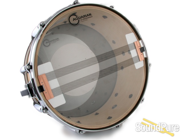 Pearl 6.5x14 Masters Maple Snare Drum-Natural Gloss — image 4