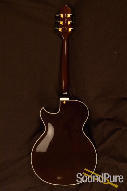 Benedetto Bambino Deluxe Natural/Espresso S1084 Archtop Guitar — image 8
