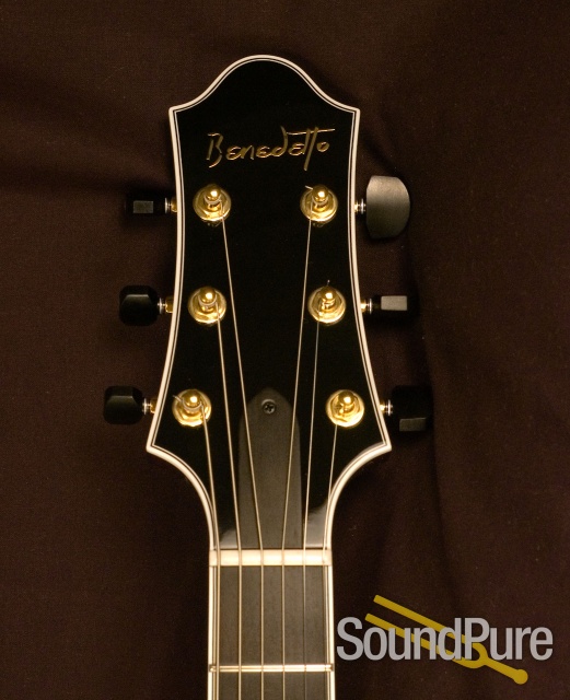 Benedetto Bambino Deluxe Natural/Espresso S1084 Archtop Guitar — image 10