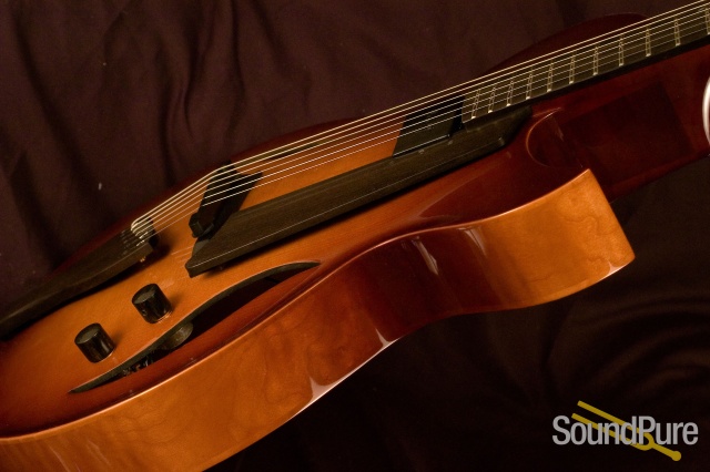 Benedetto Bambino Elite One-off Antique Burst S1082 Archtop Guitar — image 11