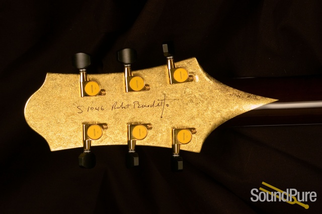 Benedetto Bravo One-off Gold Leaf S1046 Archtop Guitar — image 10