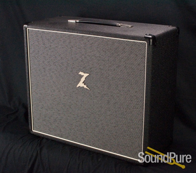 Dr. Z 1X12 Speaker Cabinet - Black w/ Salt & Pepper Grill — image 4