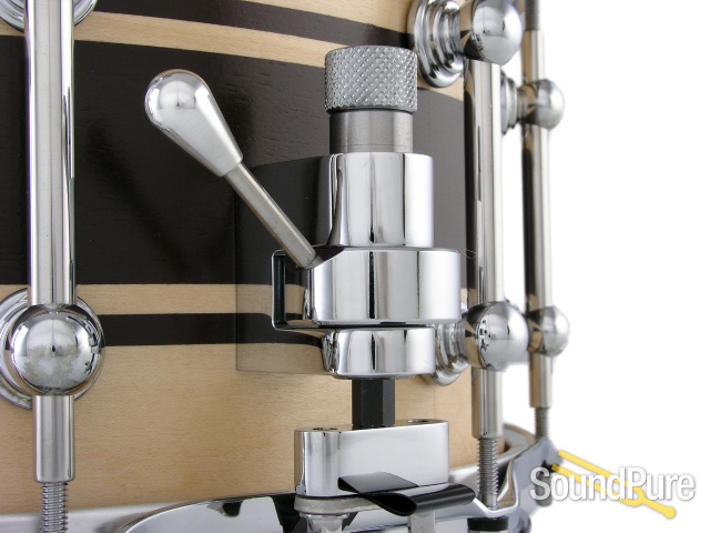 Anchor Drums 6.5x14 Galleon Maple Snare Drum-Classic Stripe — image 5