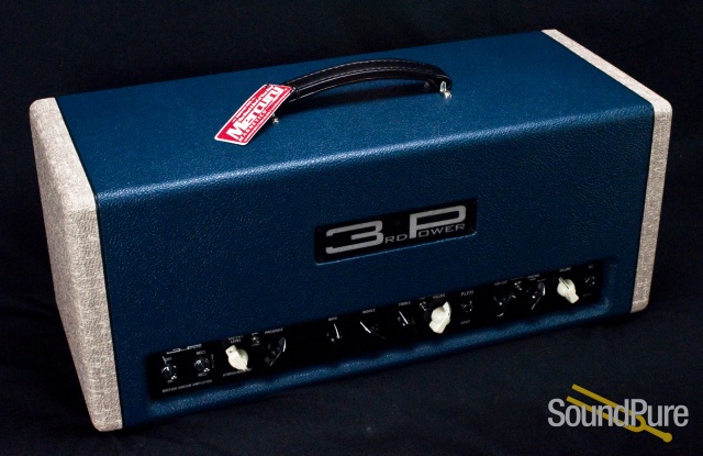 3rd Power Amplification British Dream MKII Head - Blue/Fawn — image 3