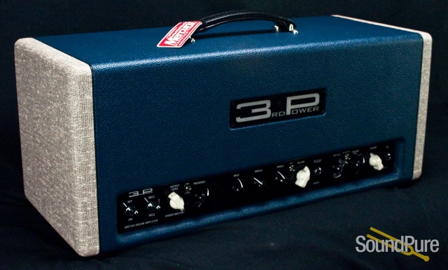 3rd Power Amplification British Dream MKII Head - Blue/Fawn — image 7