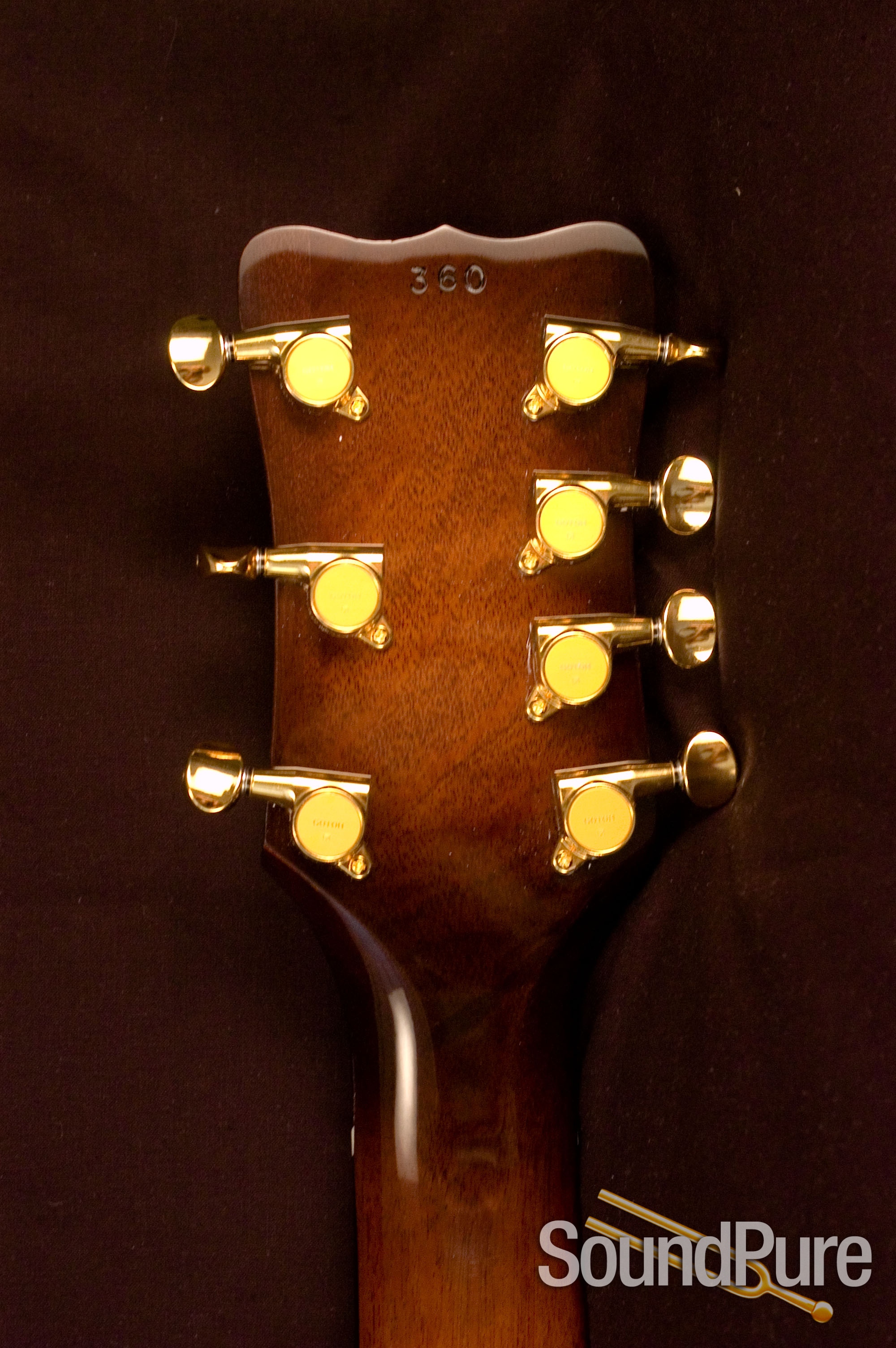 Jimmy Foster Basin Street 7 String Cremona Burst Sn 360 Archtop Guitar