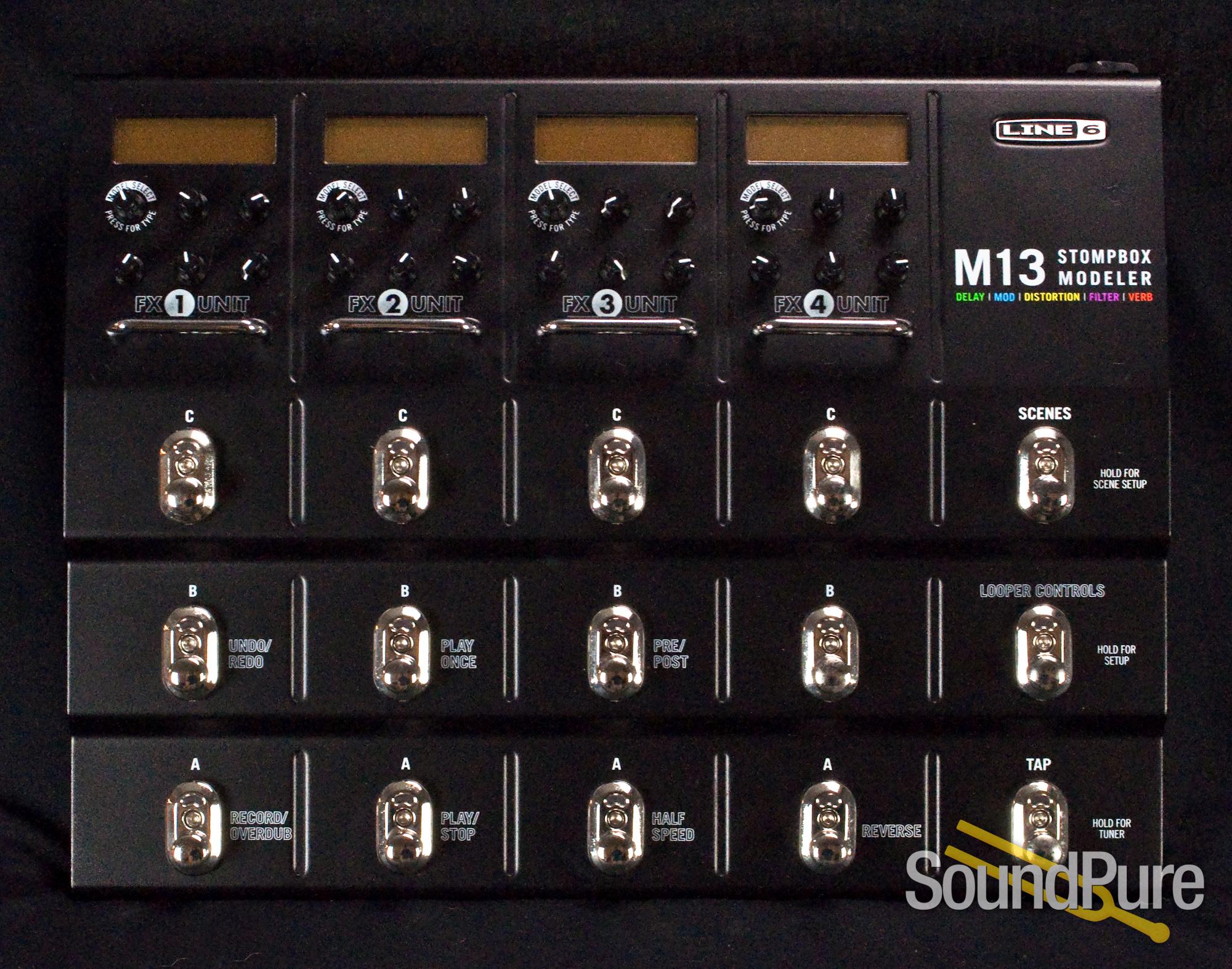 Line 6 M13 Stompbox Modeler Multi Effect Pedal - Used