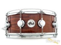 DW 5.5x14 Collectors Exotic Series Maple Snare Drum-Redwood DW 5.5x14 Collectors Exotic Series Maple Snare Drum-Redwood