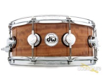 DW 5.5x14 Collectors Exotic Maple Snare Drum-Fiddleback DW 5.5x14 Collectors Exotic Maple Snare Drum-Fiddleback