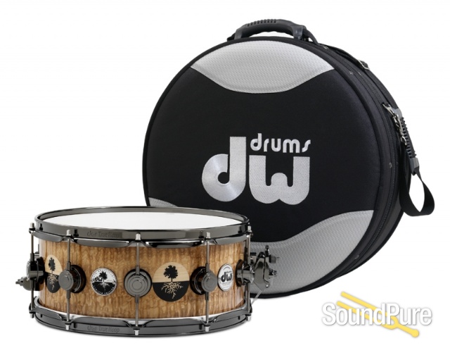 DW 6.5x14 Collectors Series 40th Anniversary Snare Drum-Tamo — image 2