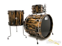 DW 3pc Collectors Exotic Series Drum Set-Royal Ebony DW 3pc Collectors Exotic Series Drum Set-Royal Ebony
