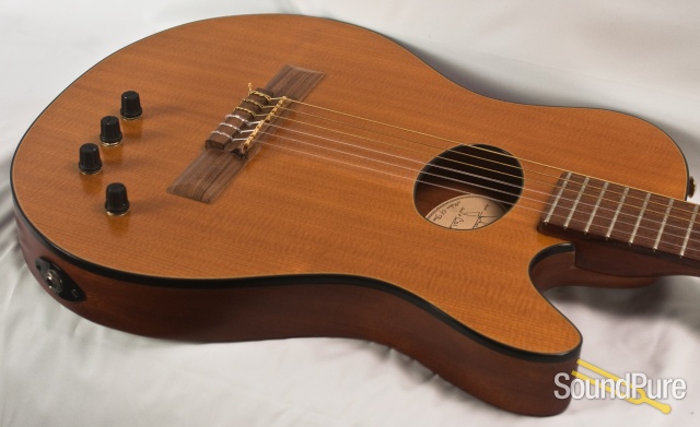 Buscarino Starlight Nylon String Maple Top Guitar - Used — image 2