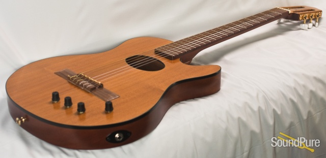 Buscarino Starlight Nylon String Maple Top Guitar - Used — image 3