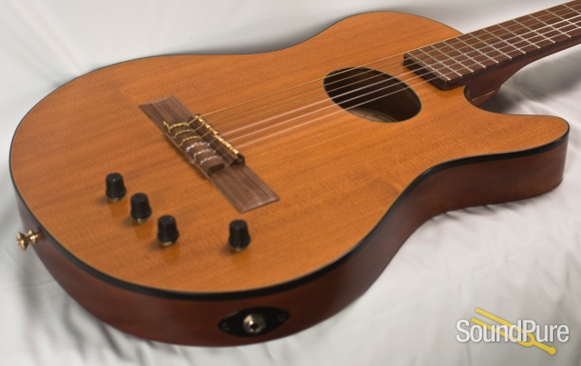 Buscarino Starlight Nylon String Maple Top Guitar - Used — image 4