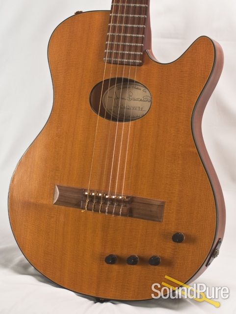 Buscarino Starlight Nylon String Maple Top Guitar - Used — image 6
