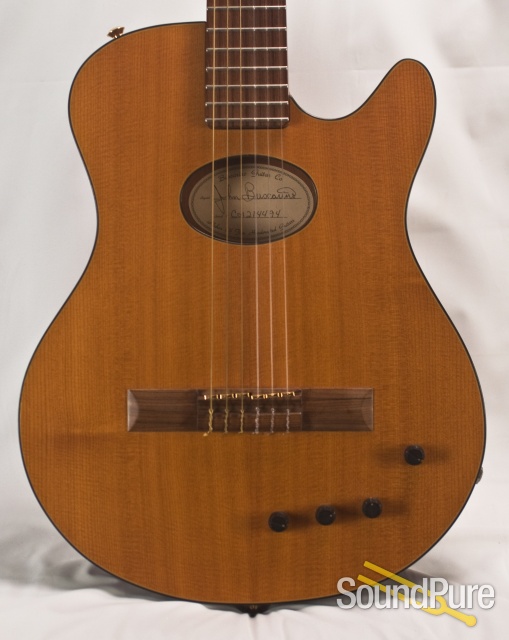 Buscarino Starlight Nylon String Maple Top Guitar - Used — image 1