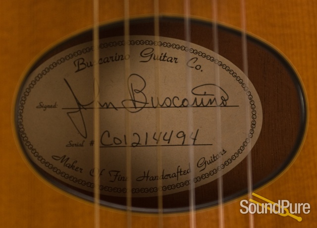 Buscarino Starlight Nylon String Maple Top Guitar - Used — image 10