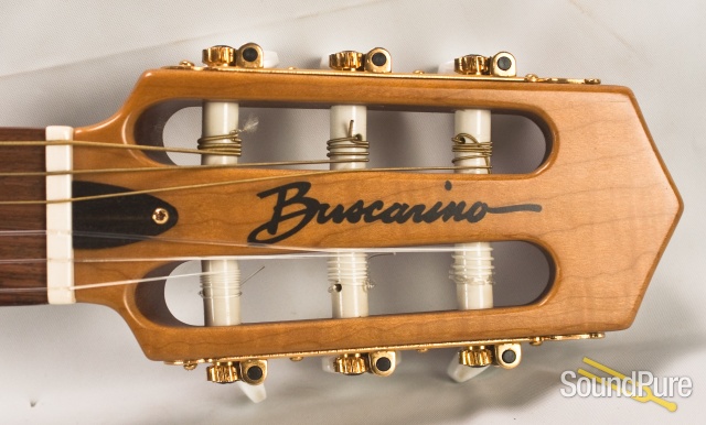 Buscarino Starlight Nylon String Maple Top Guitar - Used — image 13