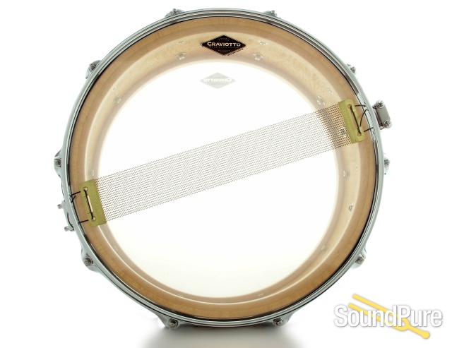 Craviotto 5.5x14 Birdseye Maple Custom Snare Drum Satin — image 3
