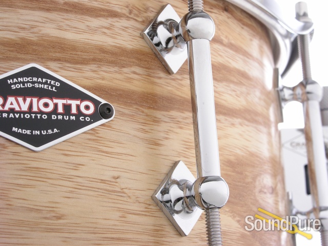 Craviotto 5.5x14 Ash Custom Snare Drum BB/BB — image 6