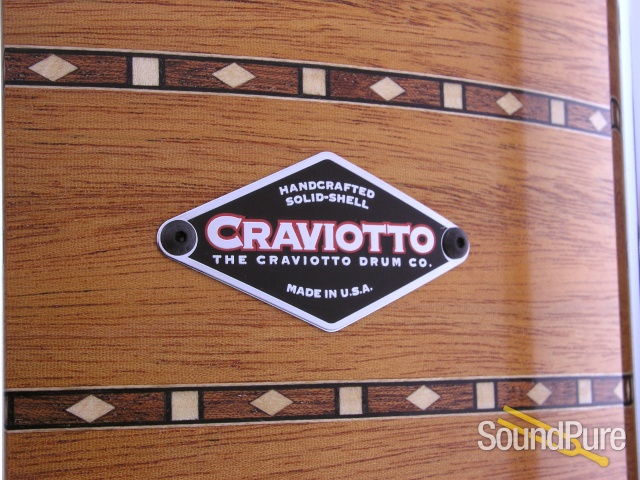 Craviotto 8x14 Mahogany Double Inlay Custom Snare Drum — image 2