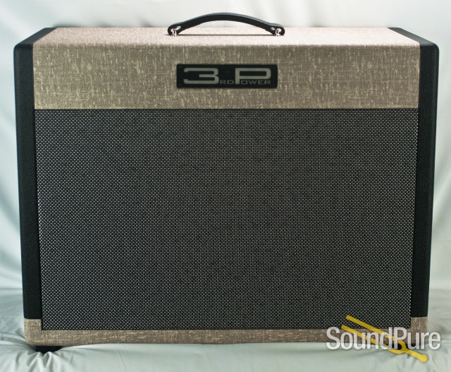 3rd Power Amps Dream Series 2x12 Cab Black/Fawn w V30/Gold — image 1