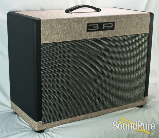 3rd Power Amps Dream Series 2x12 Cab Black/Fawn w V30/Gold — image 5