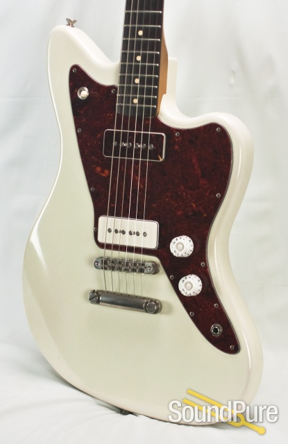 K-Line San Bernardino Olympic White Electric Guitar- Used — image 7