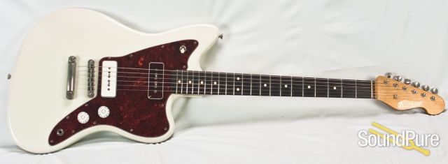 K-Line San Bernardino Olympic White Electric Guitar- Used — image 13