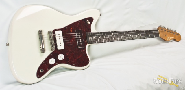 K-Line San Bernardino Olympic White Electric Guitar- Used — image 14