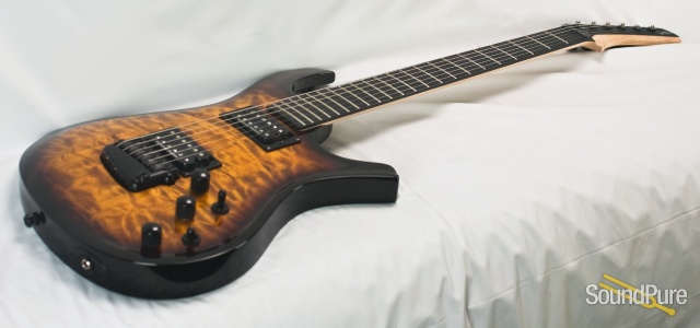 Parker PDF105 Quilt Vintage Sunburst Electric Guitar - Used — image 5