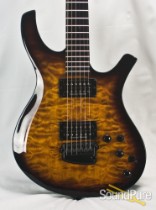 Parker PDF105 Quilt Vintage Sunburst Electric Guitar - Used