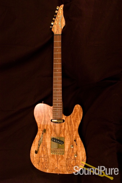 Zion Ninety Spalted Maple Swamp Ash 0706252 - SOLD! — image 6