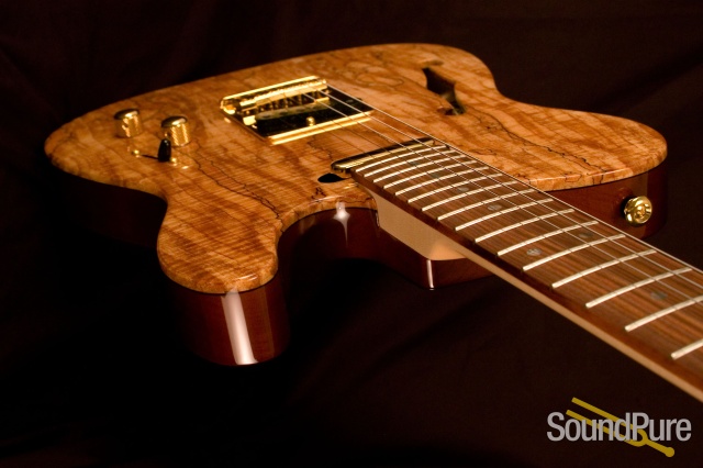 Zion Ninety Spalted Maple Swamp Ash 0706252 - SOLD! — image 10