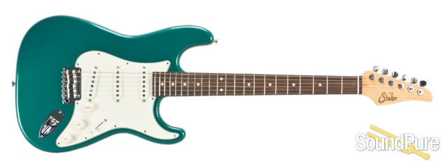 Suhr Classic Pro Metallic Sherwood Green IRW SSS Electric — image 3