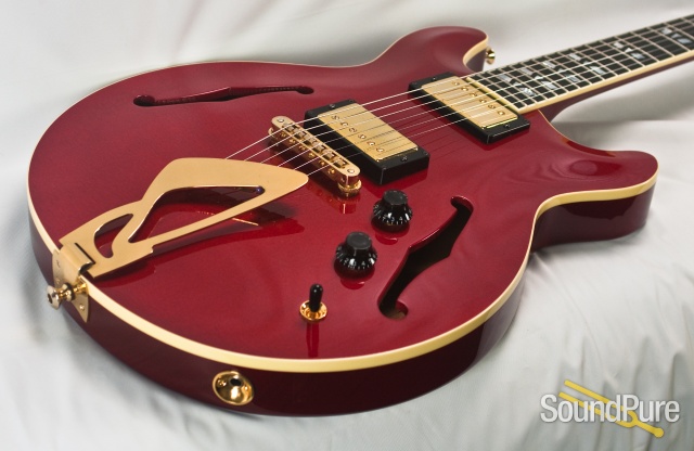 Hamer 2006 Newport Pro Custom Ruby Red #655124 - Used — image 3