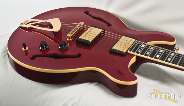 Hamer 2006 Newport Pro Custom Ruby Red #655124 - Used — image 4