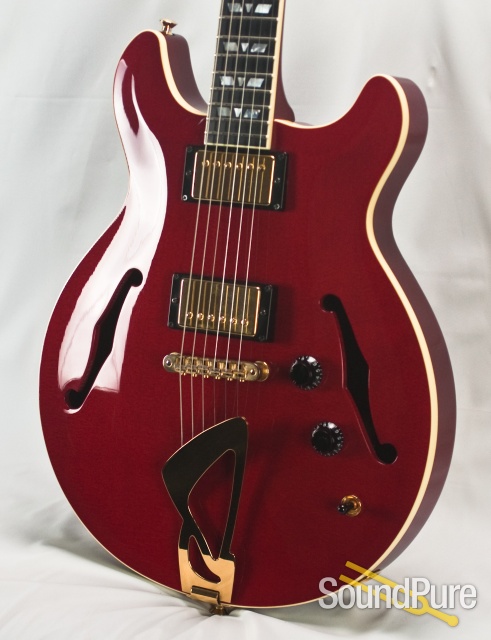 Hamer 2006 Newport Pro Custom Ruby Red #655124 - Used — image 8