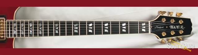 Hamer 2006 Newport Pro Custom Ruby Red #655124 - Used — image 9