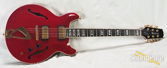 Hamer 2006 Newport Pro Custom Ruby Red #655124 - Used — image 14