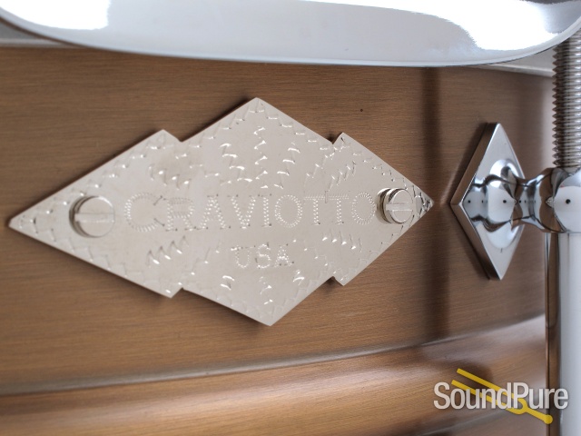 Craviotto 5.25x14 AK Masters Bronze Snare Drum Limited — image 3