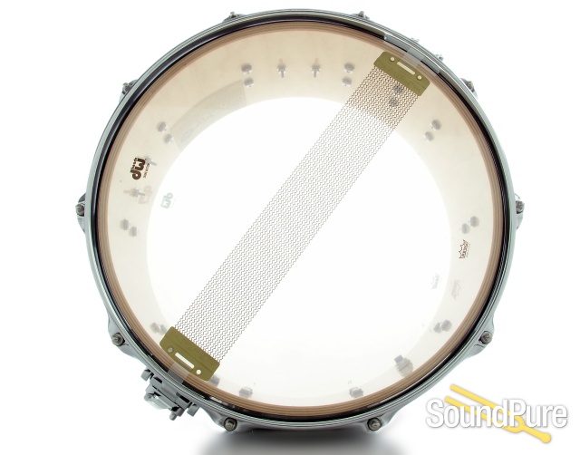 DW 6.5x14 Collectors Exotic Maple Snare Drum-Redwood Stump — image 4