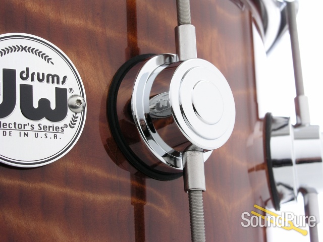 DW 6.5x14 Collectors Exotic Maple Snare Drum-Redwood Stump — image 5